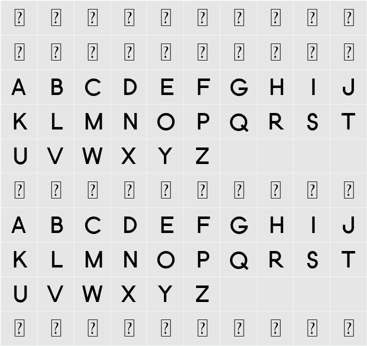 Novah 字符映射表