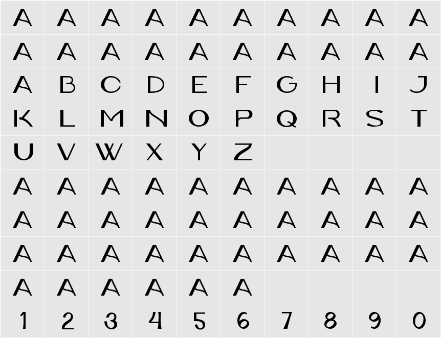 JARDEN 字符映射表