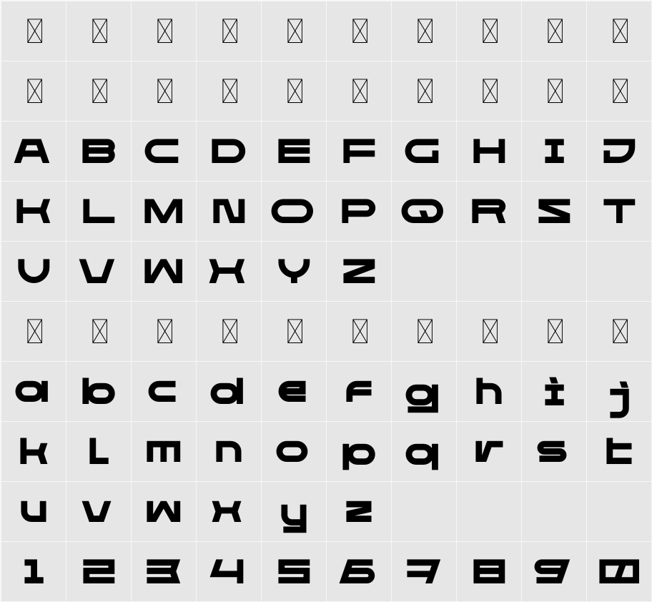 Polonium 字符映射表
