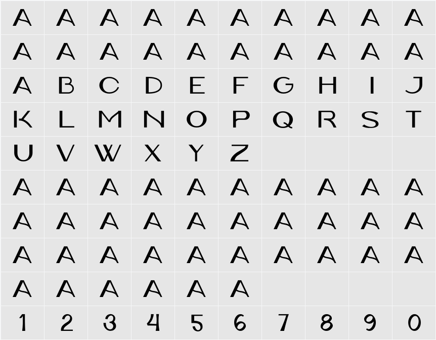 JARDEN 字符映射表