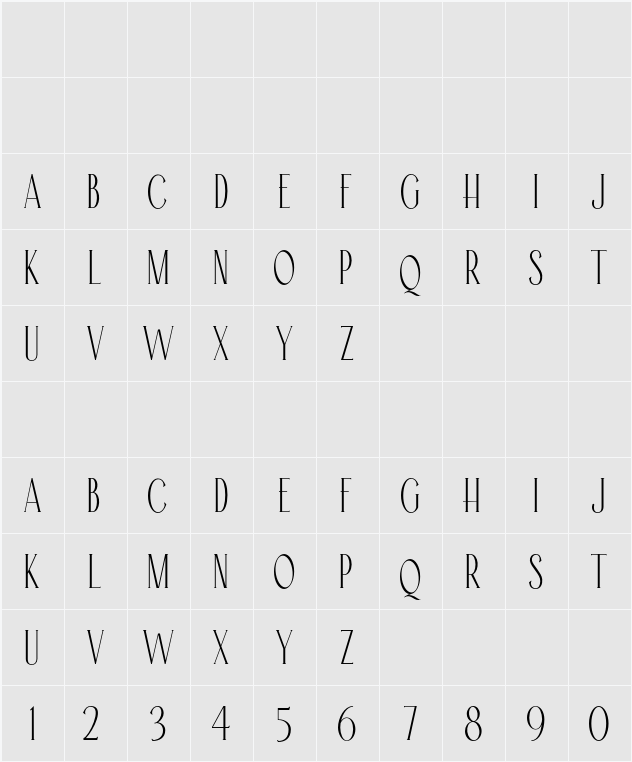 Rosseta 字符映射表