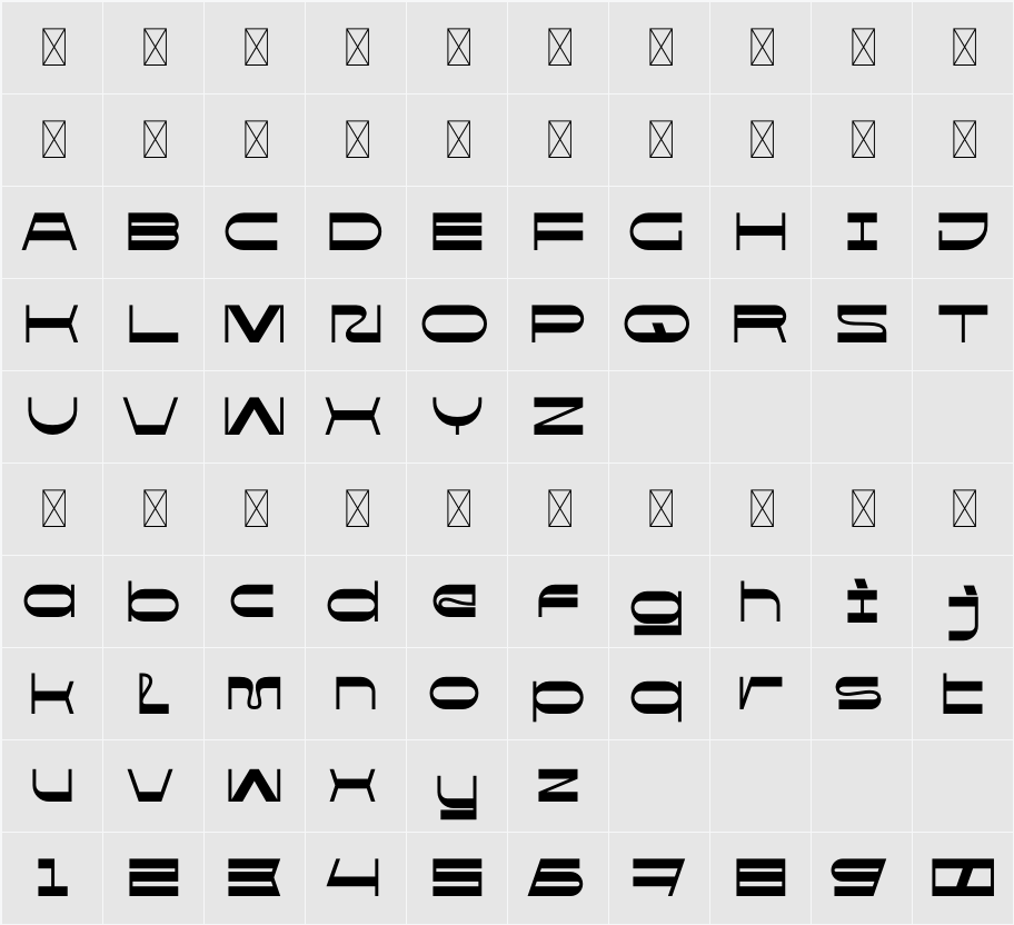 Polonium 字符映射表