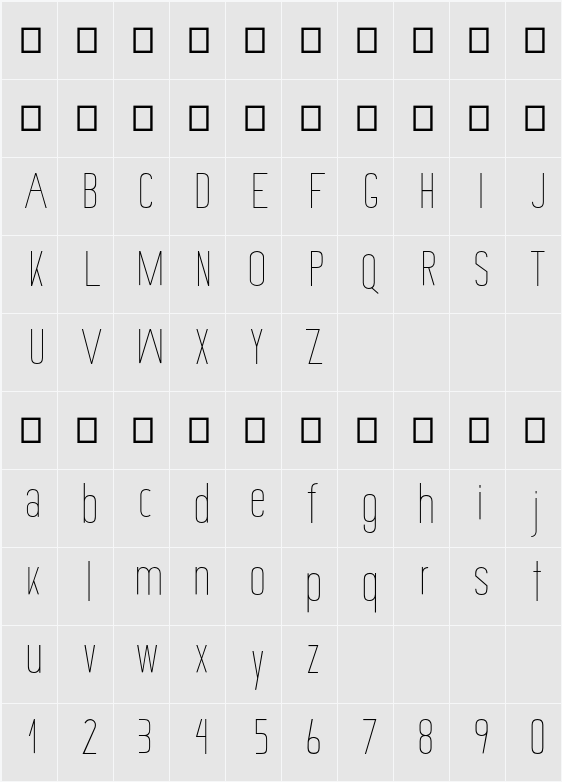 Allegro 字符映射表