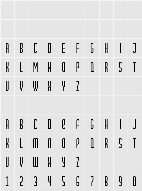 Cramaten 字符映射表