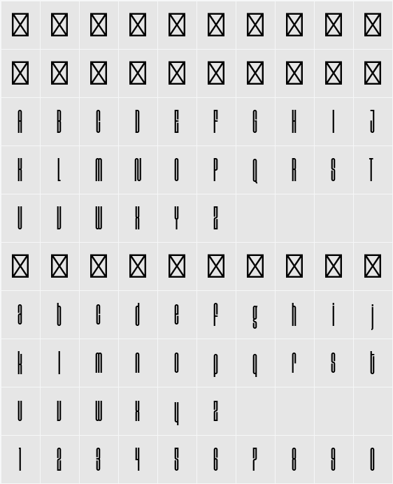 Disclaimer Plain 字符映射表