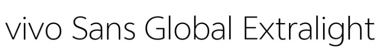 vivo Sans Global Extralight
