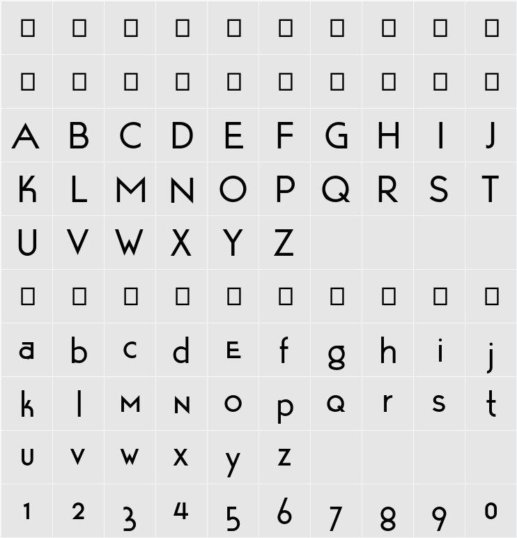 TarponMotel 字符映射表