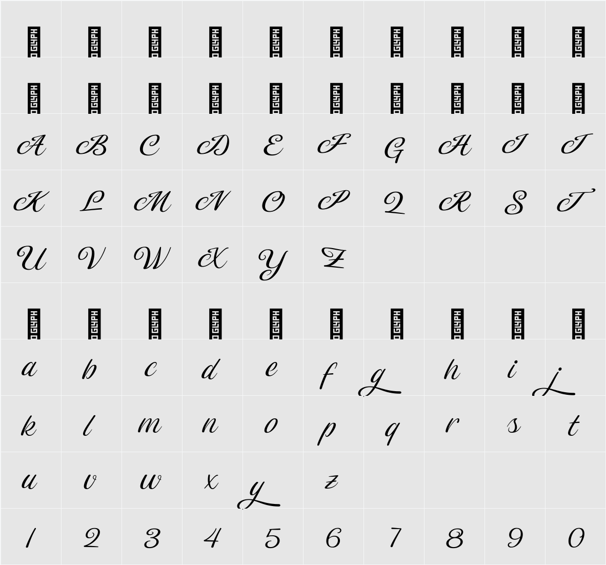 Magiera Script 字符映射表