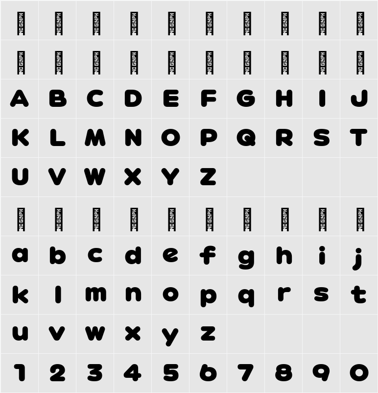 G8321 Black 字符映射表