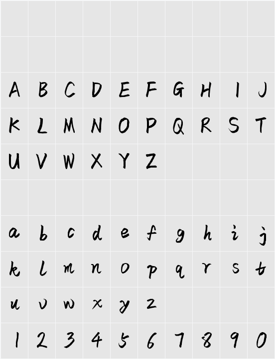 Zhiyong Elegant 字符映射表