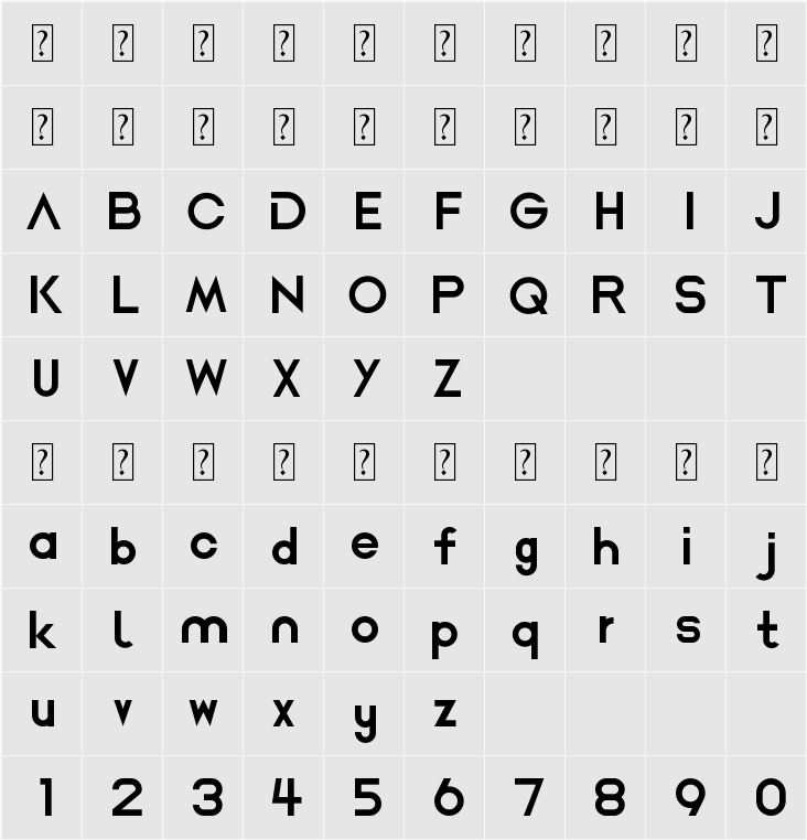 AiDeep 字符映射表