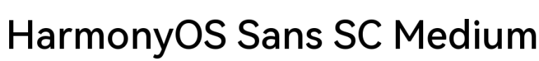 HarmonyOS Sans SC Medium
