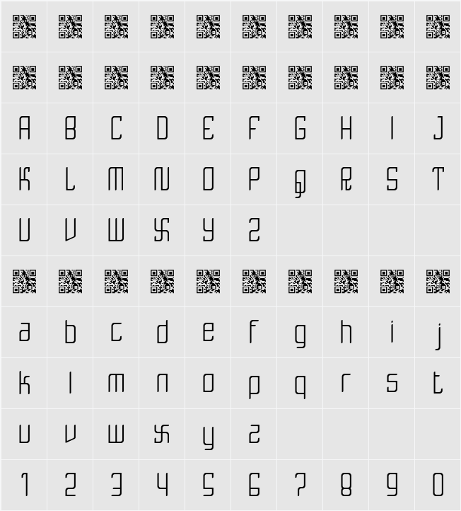 STARTER 字符映射表