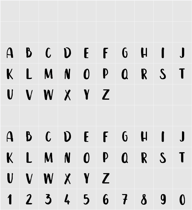 Leira Lite 字符映射表