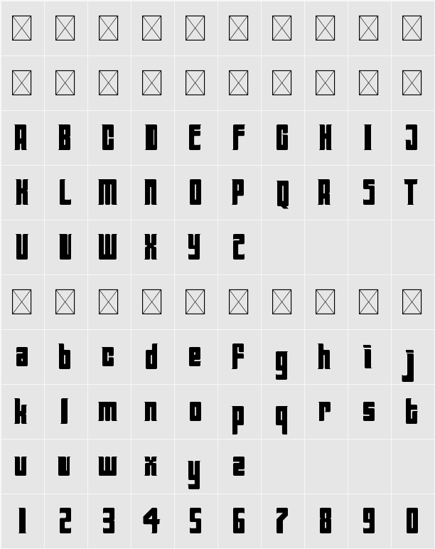 Far Out! 字符映射表