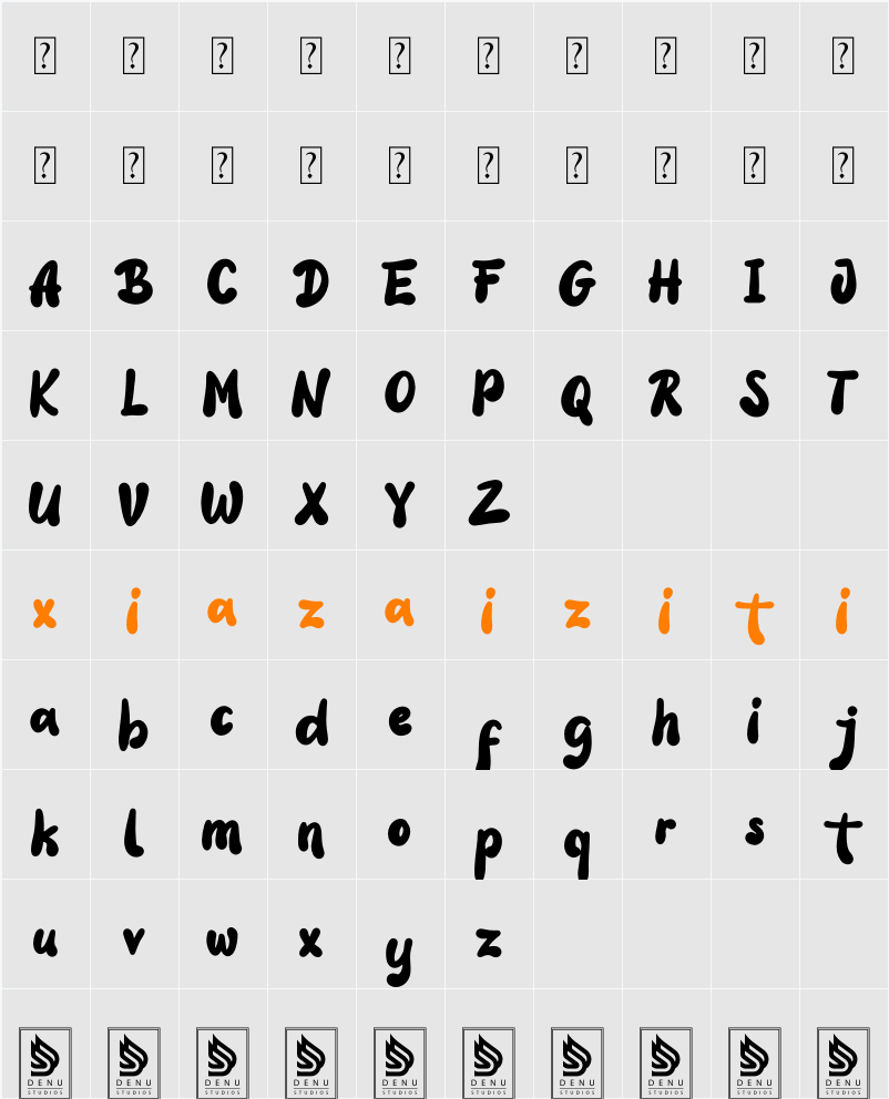 Amolla Raspers 字符映射表