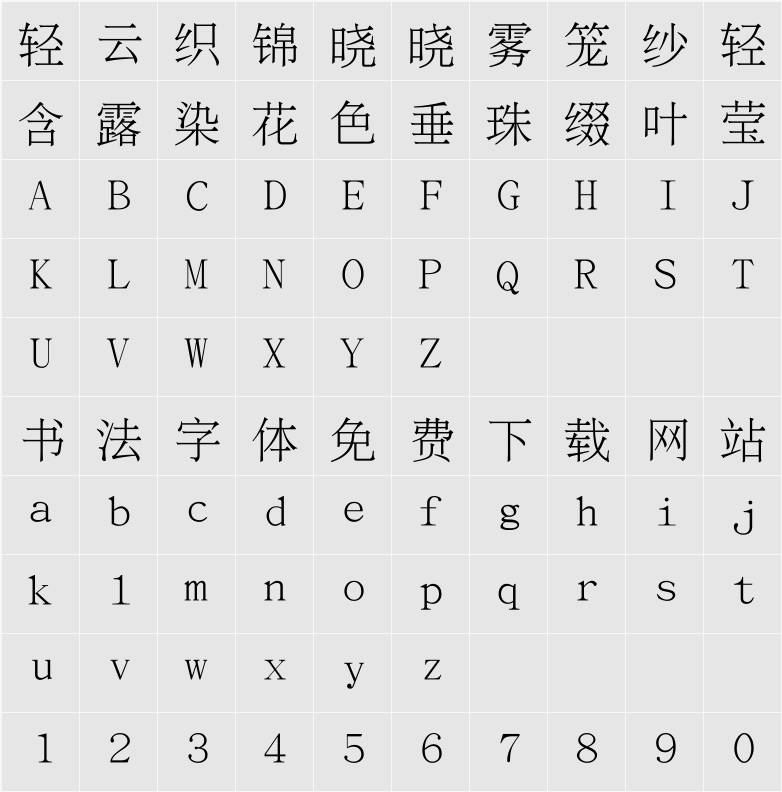 BabelStone Han 字符映射表