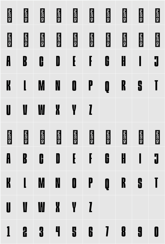 Krisha 字符映射表