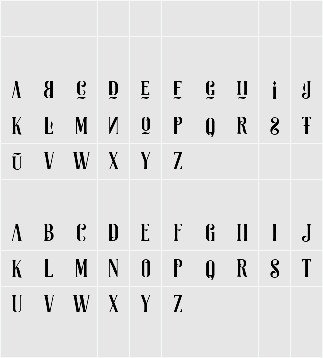 Swistblnk Moalang Melintang 字符映射表