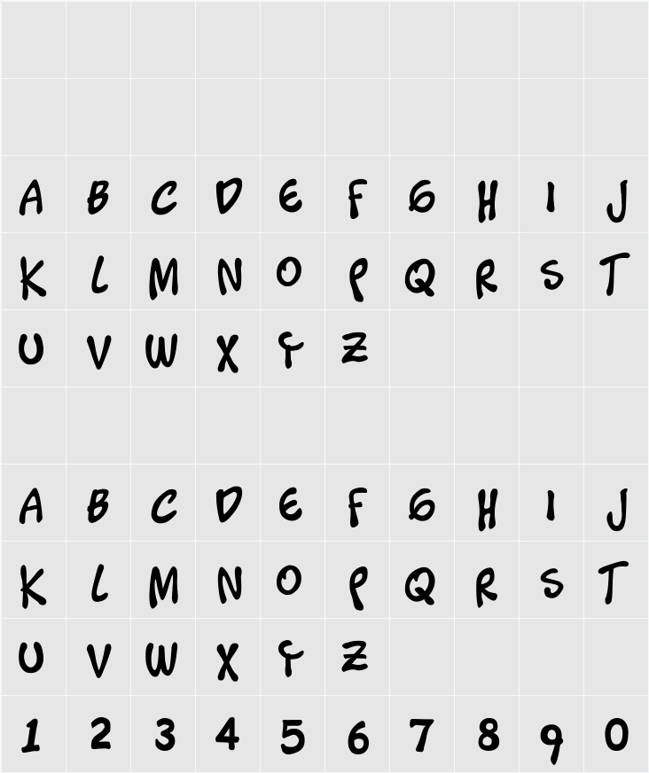 Timotheos 字符映射表