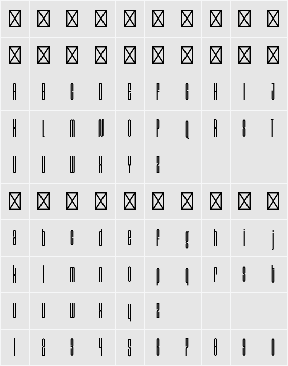 Disclaimer Plain 字符映射表