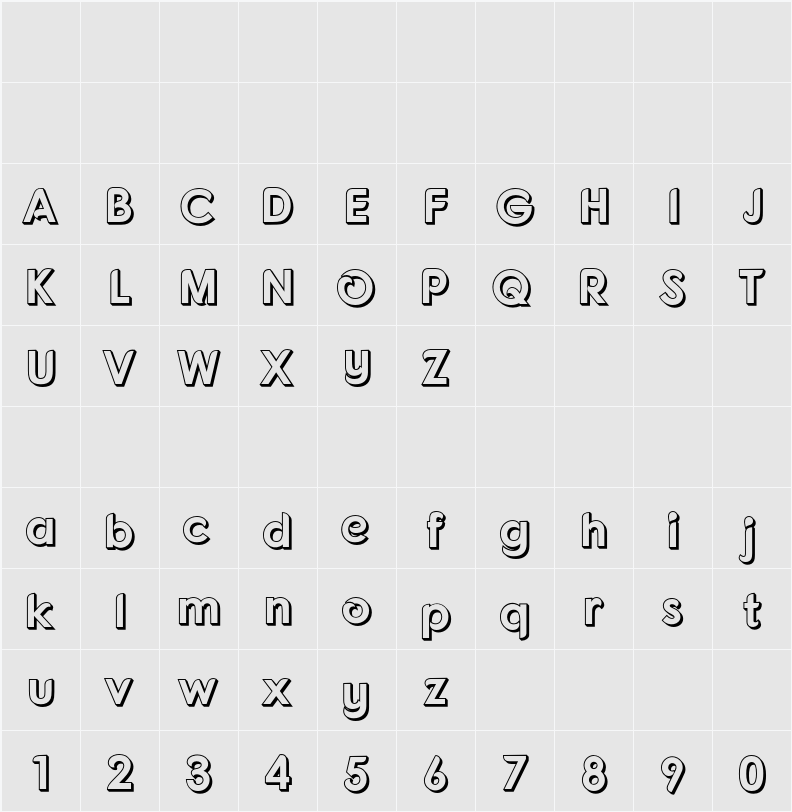 Fonarto XT 字符映射表