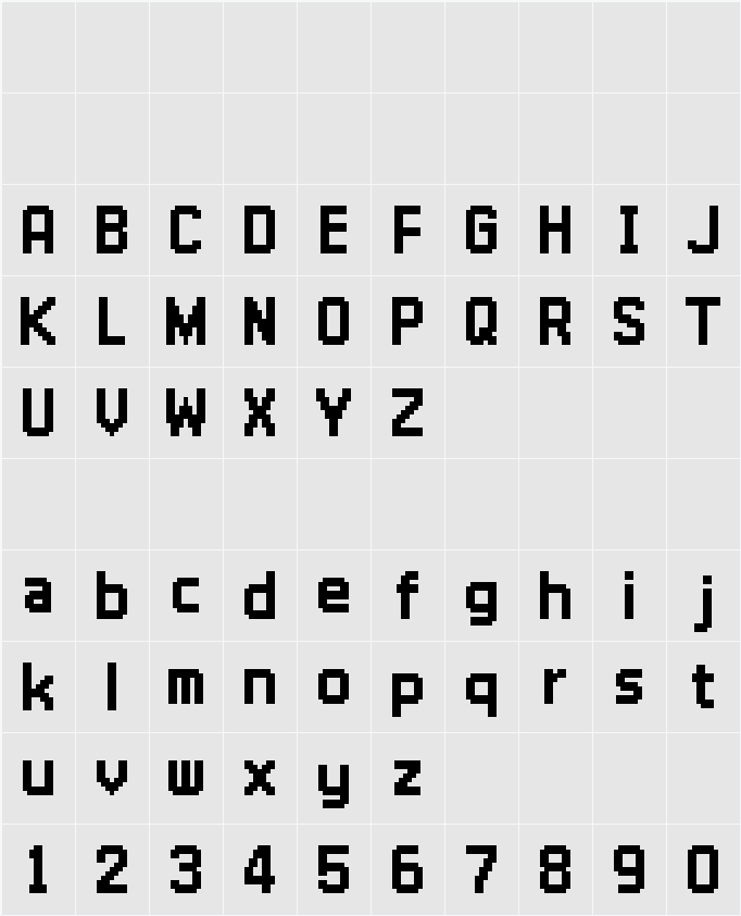 Galmuri11 Bold 字符映射表