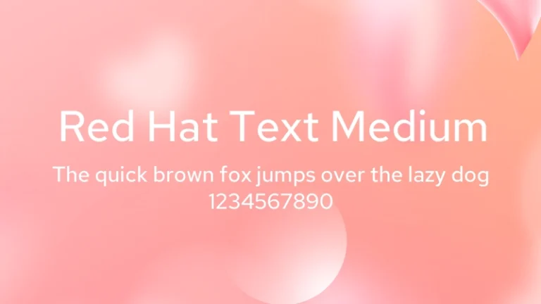 Red Hat Text Medium