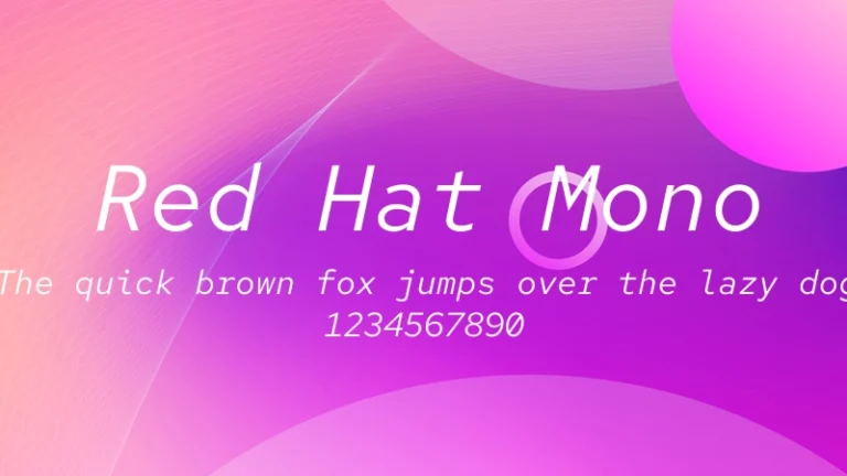 Red Hat Mono
