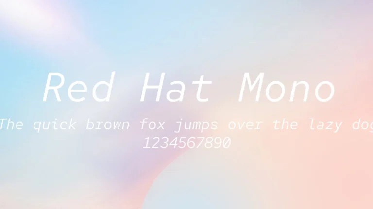 Red Hat Mono