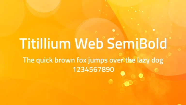 Titillium Web SemiBold