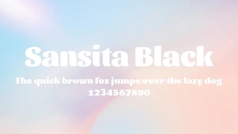Sansita Black