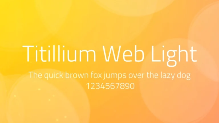 Titillium Web Light