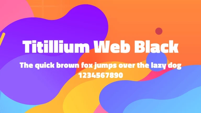 Titillium Web Black