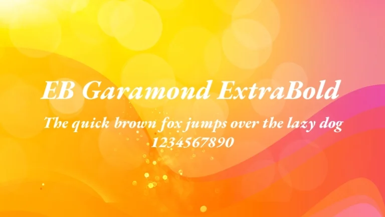 EB Garamond ExtraBold