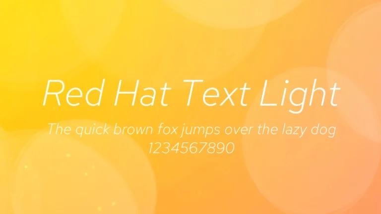 Red Hat Text Light
