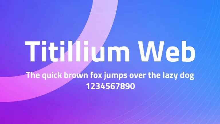 Titillium Web