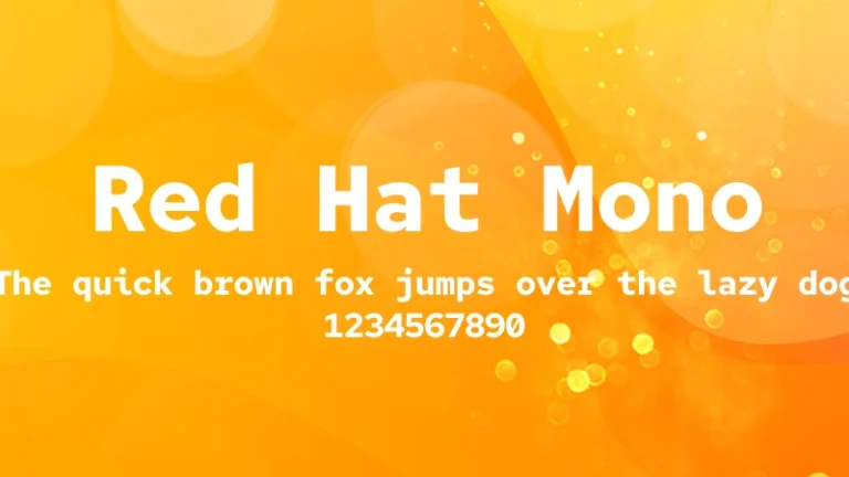 Red Hat Mono