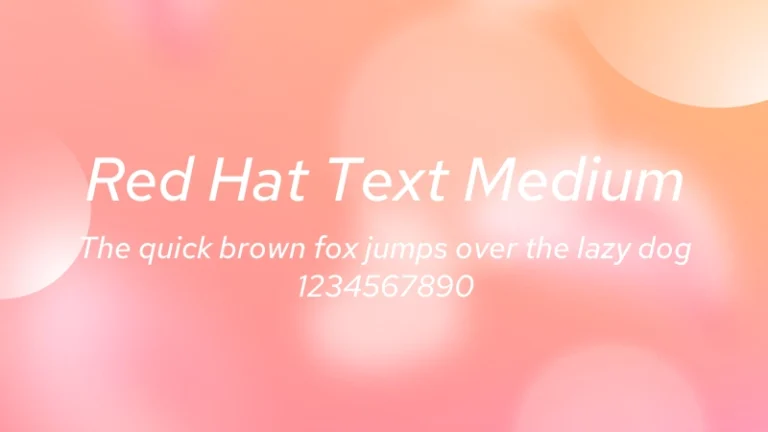 Red Hat Text Medium