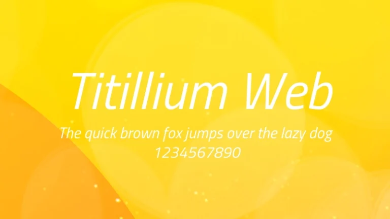 Titillium Web