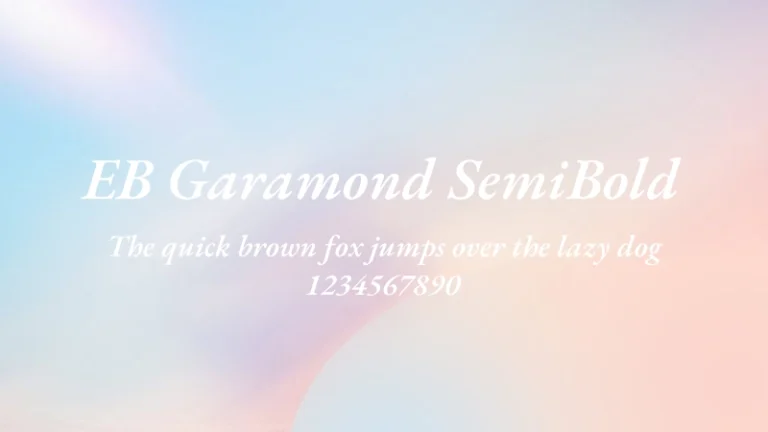 EB Garamond SemiBold