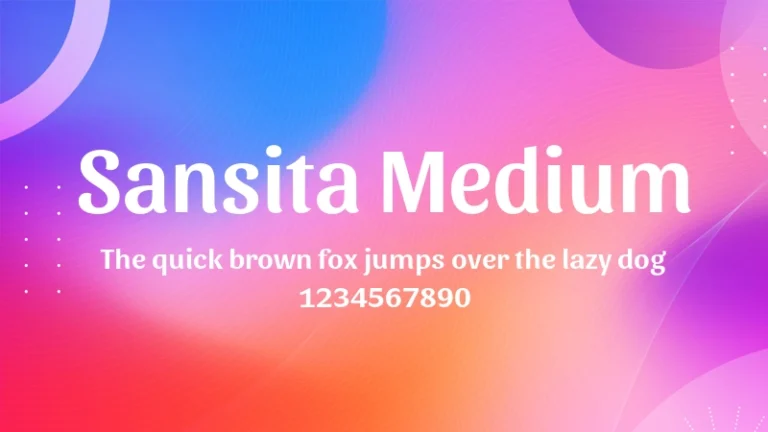 Sansita Medium