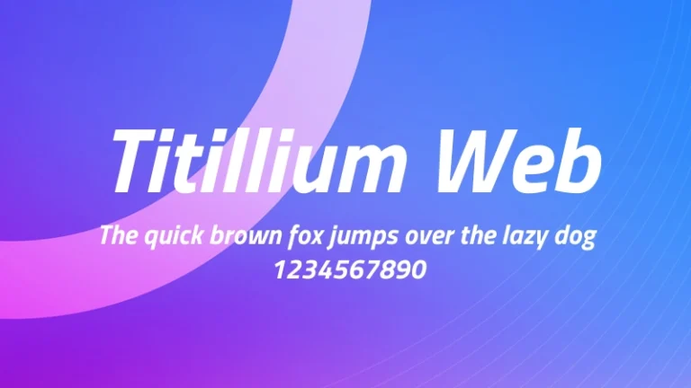 Titillium Web