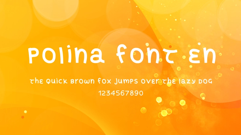 Polina Font En 字体预览图
