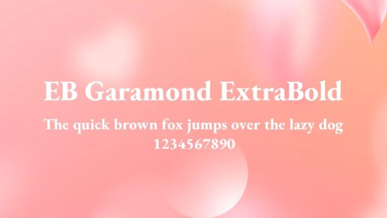 EB Garamond ExtraBold