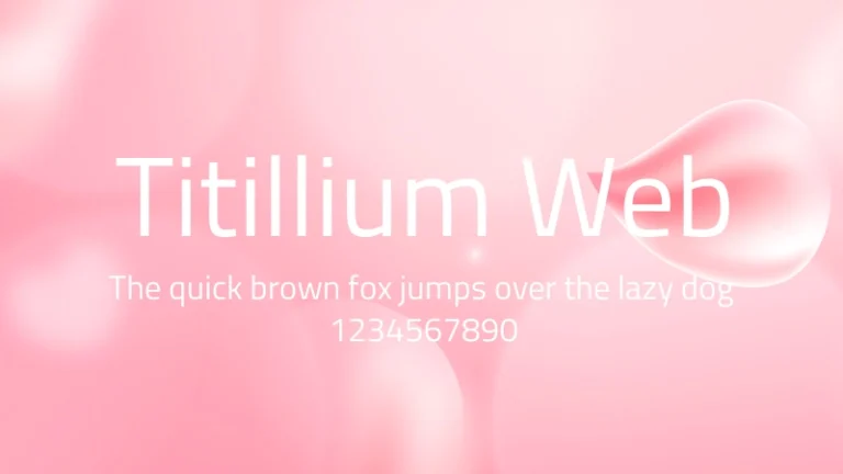 Titillium Web